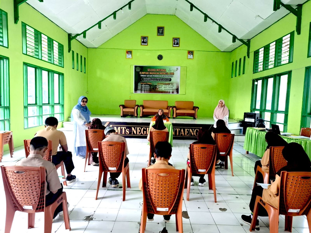 Bidik Prestasi OMI, MTsN Bantaeng Jaring Siswa Unggul Lewat Seleksi Internal