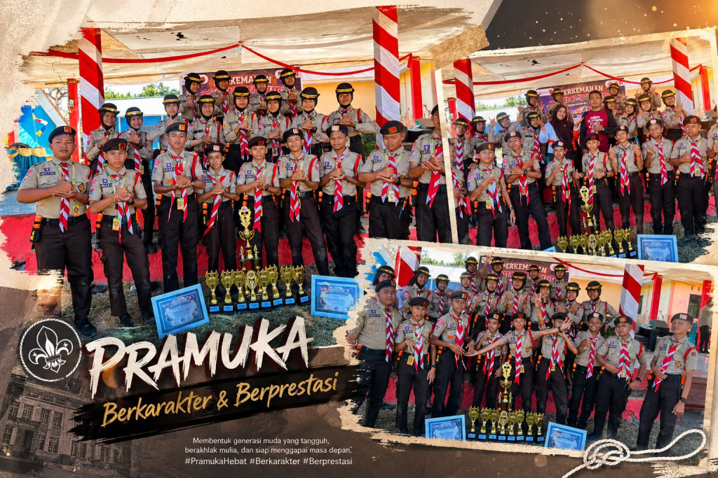 MTsN Bantaeng Raih Juara Umum Perkemahan HUT RI ke-81 dan Hari Pramuka Ke-65